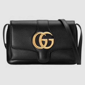 Replica NEW Replica Gucci 550129 Women Arli Small Shoulder Bag Black