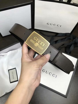 Replica Cheap Replica Gucci Men Belt Width 38cm With Bronze Gold Buckle 052