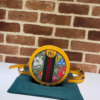 Replica AAA Gucci Women 598661 Ophidia GG Flora Mini Backpack Yellow