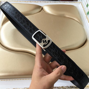 Replica Replica Gucci Men Belt Width 35cm With Silver Buckle 048