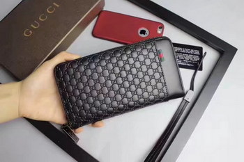 Replica Gucci 5270 Signature Men Wallet Black