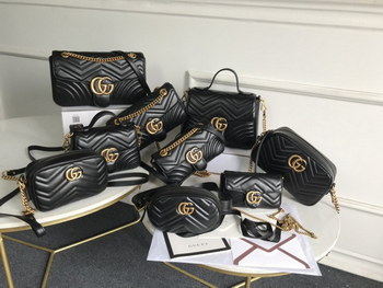 Replica Replica Gucci Marmont Series Black
