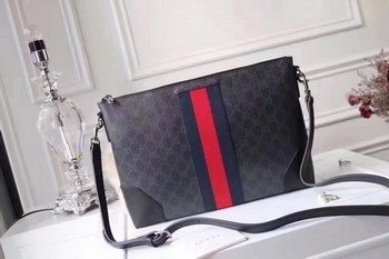 Replica Gucci 474139 GG Supreme Men Messenge Bag Black