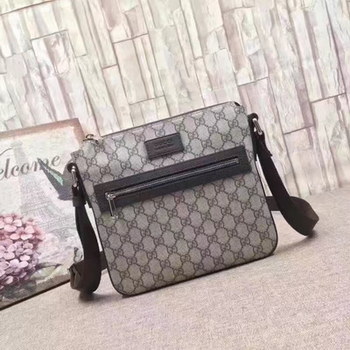 Replica Gucci 406374 Men GG Supreme Messenger Canvas