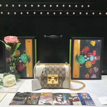 Replica Original Copy Gucci 432182 Padlock Snakeskin Small Shoulder Bag