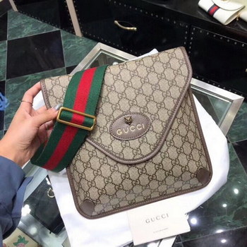 Replica Fake Gucci Men Neo Vintage GG Medium Messenger Bag