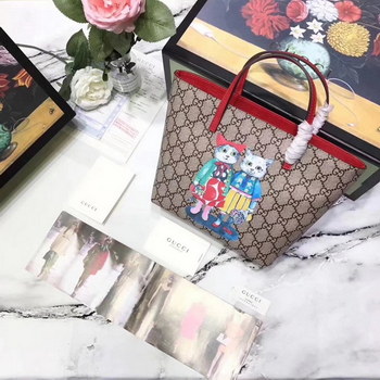 Replica Gucci 410812 Children’s GG Kitten Friends Tote Bag