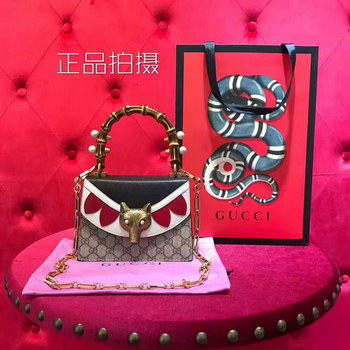 Replica Original Gucci 466428 Broche GG Supreme Mini Bag