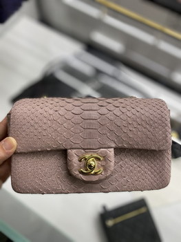 Replica 2022 New Python Chanel Classics Falp Shoulder Bag 20cm and 25cm 007