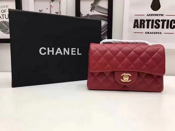 Replica Top Quality Chanel CF20 Caviar Leather Bag with Gold