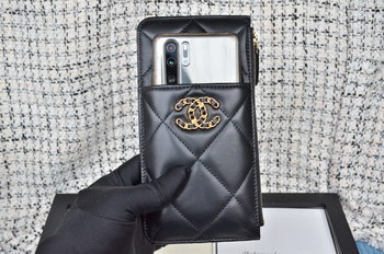 Replica Top Quality Chanel Ohane Phone Shoulder Bag with Gold Tone Metal 007