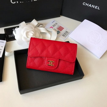 Replica Cheap Chanel CF Card Small Bag Caviar Quilted Genuine Leather Dark Red Gold Hardware