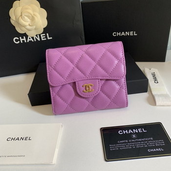Replica Top Quality Chanel CF Women Short Wallet Rose