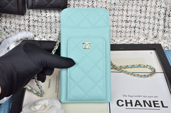 Replica Top Quality Chanel Ohane Phone Shoulder Bag with Gold Tone Metal 006