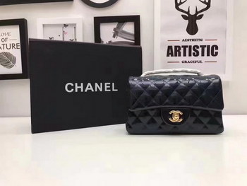 Replica Top Chanel Classics Handbag Light Leather With Gold 20cm