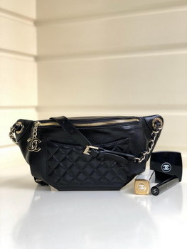Replica Copy Chanel Women Waist Bag Iridescent Grained Calfskin Gold Tone Metal