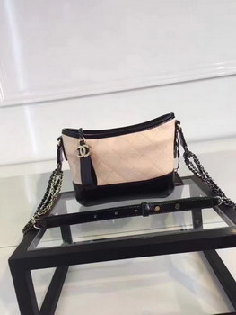 Replica Original Chanel Gabrielle Leather Hobo Bag Pink