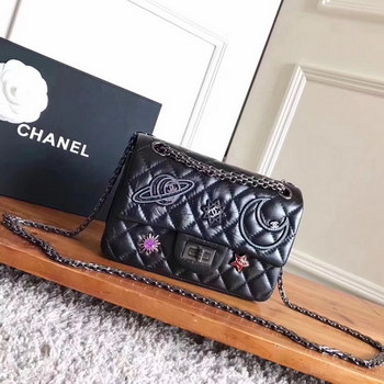 Replica Chanel 17 255 Space Lambskin Handbag 20cm