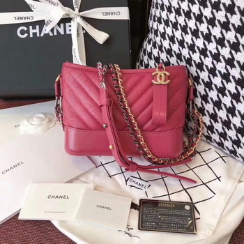 Replica Top Replica Chanel Gabrielle Hobo Bag 20cm Aged Calfskin Smooth Calfskin Gold Tone Metal Pink