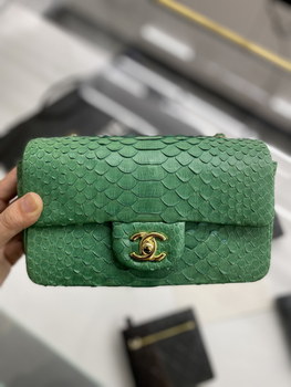 Replica 2022 New Python Chanel Classics Falp Shoulder Bag 20cm and 25cm 016