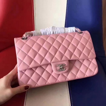 Replica Chanel 25cm Classics Handbag Lambskin Cherry With Silver