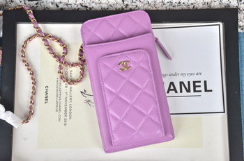 Replica Top Quality Chanel Ohane Phone Shoulder Bag with Gold Tone Metal 005