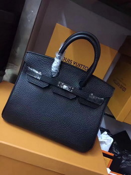Replica Hermes 25cm Birkin Togo Calfskin Handbag Black