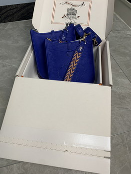 Replica Replica Hermes Evelyne Mini Bag 17cm Original Togo Leather Dark Blue