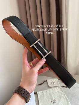 Replica Cheap Replica Hermes Reversible Leather Men Belt Width 38cm 077