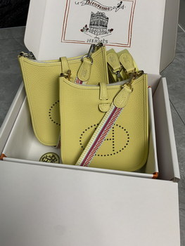 Replica Replica Hermes Evelyne Mini Bag 17cm Original Togo Leather Yellow