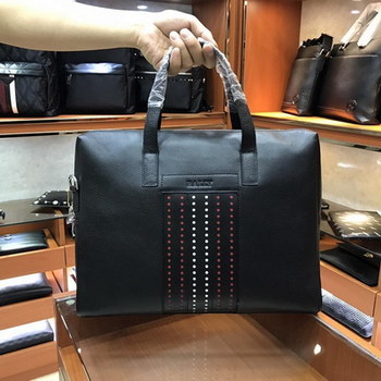 Replica Bally 3174 1 Men Leather Briefcase Bag