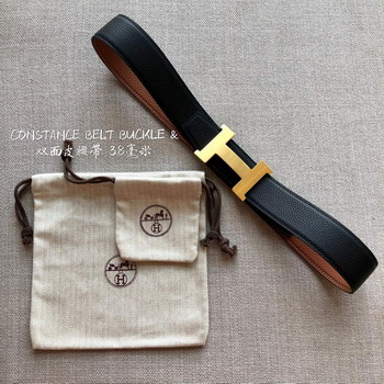 Replica Cheap Replica Hermes Reversible Leather Men Belt Width 38cm 073