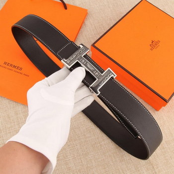 Replica Cheap Replica Hermes Reversible Leather Men Belt Width 38cm 048
