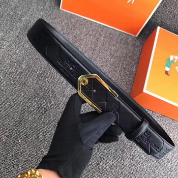 Replica Hermes Reversible Leather Belt With Gold Buckle 020