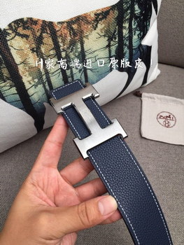 Replica Cheap Replica Hermes Reversible Leather Men Belt Width 4cm 059