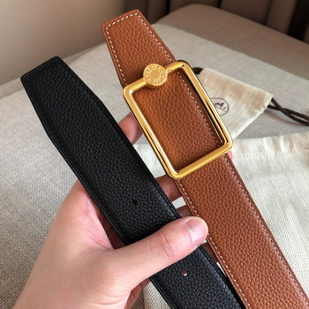 Replica Cheap Replica Hermes Reversible Leather Men Belt Width 38cm 087