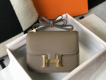 Replica Replica Hermes Constance Bag Epsom Leather Gray Wiht Gold 19cm and 23cm