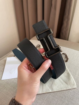 Replica Cheap Replica Hermes Reversible Leather Men Belt Width 38cm 071