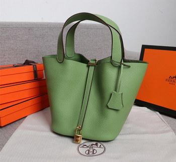 Replica Replica Hermes Picotin Lock Bag 18cm and 22cm Green with Gold Hardware