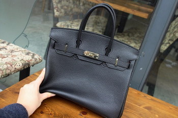 Replica Hermes Birkin Togo Calfskin Handbag 30cm and 35cm Black
