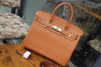 Replica Hermes Birkin Togo Calfskin Handbag 30cm and 35cm Orange