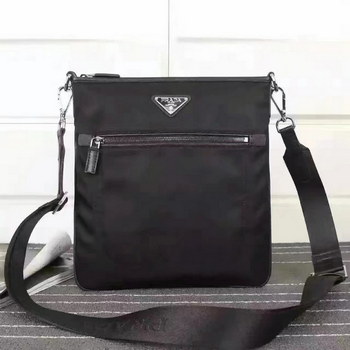 Replica Prada 0819 Men Nylon Messenger Bag