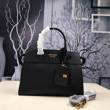 Replica Prada 1BA047 Women Esplanade Leather Bag Black