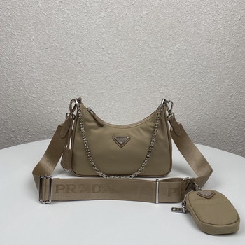 Replica Copy Prada 1BH204 Re Edition 2005 Re Nylon Bag Gray