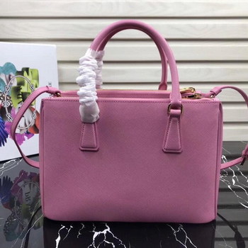 Replica Original Copy Prada Galleria Small Saffiano Leather Bag Pink 1BA863