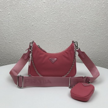 Replica Copy Prada 1BH204 Re Edition 2005 Re Nylon Bag Pink