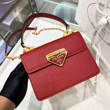 Replica Copy Prada 1BD270 Saffiano Leather Prada Symbole Bag Red