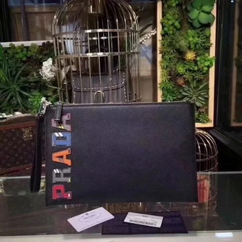 Replica Replica Prada 2NG001 Men Document Holder Black M