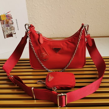 Replica Copy Prada 1BH204 Re Edition 2005 Re Nylon Bag Red 1