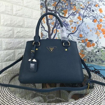 Replica 2016 New Arrival Prada 2956 Genuine Leather Women Handbag Light Blue